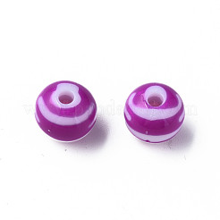 Opaque Striped Acrylic Beads&nbsp;MACR-S373-27A-02
