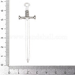 Tibetan Style Alloy Big Pendants&nbsp;AL-CBAC014-01AS-03