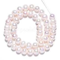 Natural Cultured Freshwater Pearl Beads Strands&nbsp;PEAR-N013-08C