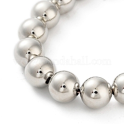 Brass Beaded Necklaces&nbsp;NJEW-L170-08A-P