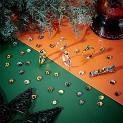 30Pcs Glass Cabochons&nbsp;GLAA-PH0001-36