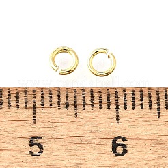 Brass Open Jump Rings&nbsp;KK-V007-004G-09