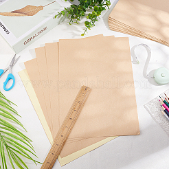 A4 Rectangle Printable Blank Kraft Paper Self Adhesive Stickers&nbsp;STIC-WH0002-026