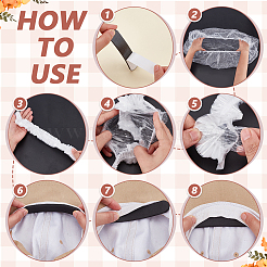 PE Plastic Disposable Seat Cover&nbsp;AJEW-WR0003-17