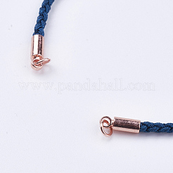 Braided Cotton Cord Bracelet Making&nbsp;MAK-I006-26