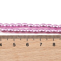 Electroplated Synthetic Non-magnetic Hematite Beads Strands&nbsp;G-C248-I01-5x3mm