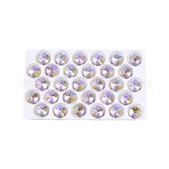 Electroplated Glass Charms&nbsp;EGLA-N006-058