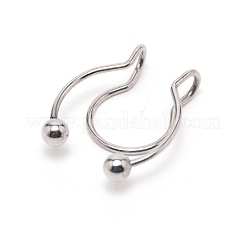 Wire Wrap Nose Ring for Teen Girl Women&nbsp;AJEW-TAC0029-08P