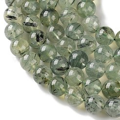 Natural Prehnite Beads Strands&nbsp;G-G474-A01-12mm