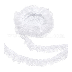 12Yards Pleated Polyester Ribbons&nbsp;SRIB-PH0001-82