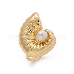 Brass Micro Pave Clear Cubic Zirconia Finger Rings for Women&nbsp;RJEW-U041-16G