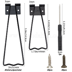 Iron Photo Frame Bracket & Screws Findings&nbsp;IFIN-GF0001-10