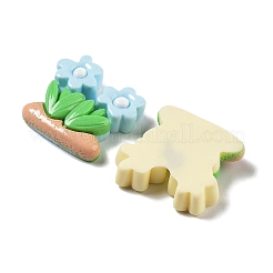 Opaque Resin Cabochons&nbsp;RESI-G084-07