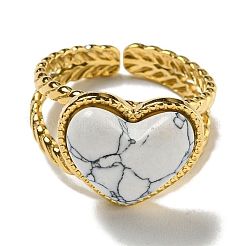 Ion Plating(IP) 304 Stainless Steel Open Cuff Rings&nbsp;RJEW-C079-20G