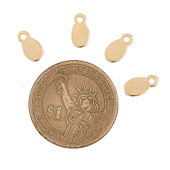 50Pcs 304 Stainless Steel Charms&nbsp;STAS-CJ0001-164G