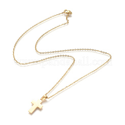 304 Stainless Steel Pendant Necklaces&nbsp;NJEW-F275-22G