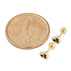 Heart Rhinestone Ear Fake Plugs&nbsp;EJEW-H105-26G