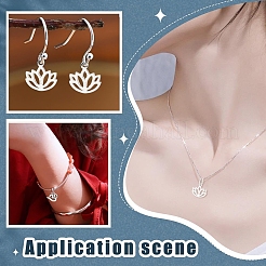 2Pcs 2 Styles 925 Sterling Silver Pendants&nbsp;STER-AR0001-07