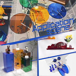 Transparent Acrylic Sheet&nbsp;LS-FIND-WH0152-142B