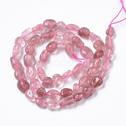 Natural Strawberry Quartz Beads Strands&nbsp;G-R465-36A