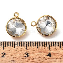 Golden 304 Stainless Steel Charms&nbsp;STAS-Q307-02G-01