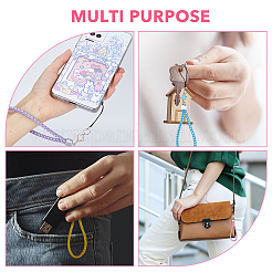 1 Set PU Leather Knitting Wrist Lanyard Hand Mobile Straps&nbsp;HJEW-FH0006-50