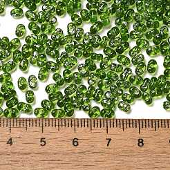 Spray Painted Glass Seed Beads&nbsp;SEED-F005-07A-02