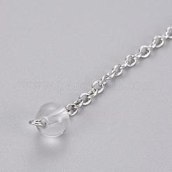 Natural Crystal Sphere Dowsing Pendulums&nbsp;BJEW-E292-A10