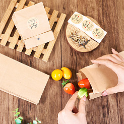 20Pcs Rectangle Kraft Paper None Handle Gift Bags&nbsp;IFIN-TA0008-89
