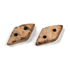 Carved Rhombus 2-hole Basic Sewing Button&nbsp;SHEL-K009-02