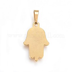 304 Stainless Steel Pendants&nbsp;STAS-P209-09G