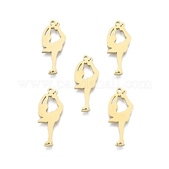 Ion Plating(IP) 201 Stainless Steel Pendant&nbsp;STAS-B027-19G