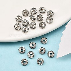 Brass Rhinestone Spacer Beads&nbsp;RB-A014-L5mm-01P
