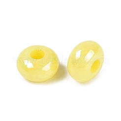 Opaque Acrylic European Beads&nbsp;OACR-E033-19G