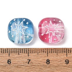 Gradient Color Transparent Acrylic Beads&nbsp;AC-CBAC4EE-01
