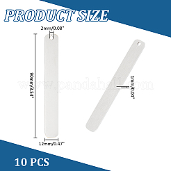 201 Stainless Steel Bookmarks&nbsp;DIY-WH0430-487P