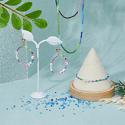 225g 17 Style Glass Seed Glass Bugle & Round Beads&nbsp;SEED-DC0001-02B