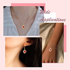 6Pcs 6 Styles Brass Pave Cubic Zirconia Pendants&nbsp;KK-CJ0003-85