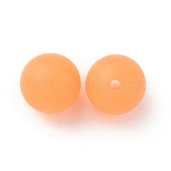 Luminous Round Food Grade Silicone Beads&nbsp;LS-SIL-TAC0007-04F
