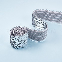 Plastic Paillette Elastic Trim&nbsp;PVC-PH0001-13