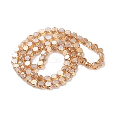 Electroplate Glass Beads Strands&nbsp;EGLA-C010-01A-PL02