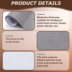 Faux Suede Book Covers&nbsp;DIY-WH20010-138W-02