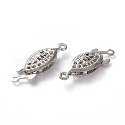 Brass Filigree Box Clasps&nbsp;KK-L205-07P