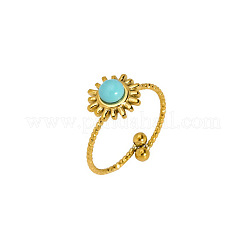 Sun Synthetic Turquoise Ring&nbsp;CE4797-2