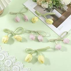 12Pcs 2 Styles Cloth Double-head Tulip Ornament Accessories&nbsp;FIND-CY0001-40