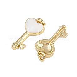 Brass Enamel Pendants&nbsp;KK-D424-01A-G