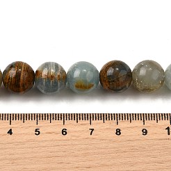 Natural Blue Calcite Beads Strands&nbsp;G-H312-C02-12mm