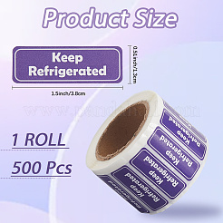 Keep Refrigerated Tag Self-adhesive Decals Paper Stickers&nbsp;DIY-WH20013-63