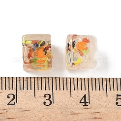 Baking Paint Handmade Gold Sand Lampwork Beads&nbsp;LAMP-P072-01A-01