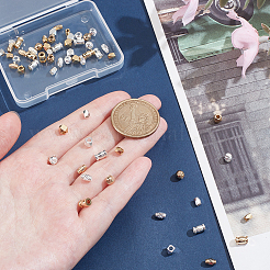 60Pcs 10 Styles Brass Spacer Beads&nbsp;KK-AR0001-90